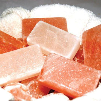 1x Himalayan Salt Body Bar - Pink or White Natural Cleansing Bath Skin Rock-0