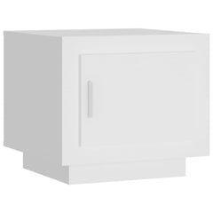 NNEVL Coffee Table White 51x50x45 cm Engineered Wood-1