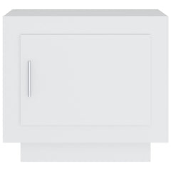 NNEVL Coffee Table White 51x50x45 cm Engineered Wood-2