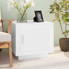 NNEVL Coffee Table White 51x50x45 cm Engineered Wood-0