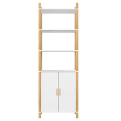 NNEVL Highboard White 60x40x173 cm Engineered Wood-2
