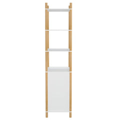 NNEVL Highboard White 60x40x173 cm Engineered Wood-3