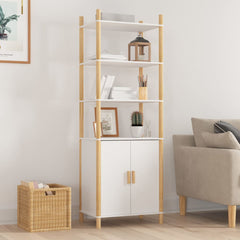 NNEVL Highboard White 60x40x173 cm Engineered Wood-0