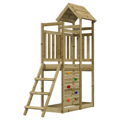 NNEVL Outdoor Playset 52.5x110.5x214 cm Impregnated Wood Pine-0