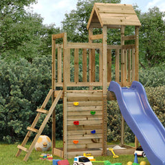 NNEVL Outdoor Playset 52.5x110.5x214 cm Impregnated Wood Pine-1