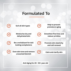 Anti-Aging Essential Blend 30+ | Feature Rose | Premium Skin Range | Skincare Oil