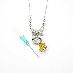 Butterfly Aroma Necklace | Energy & Healing | Diffusing on the go | Birthday Gift-4