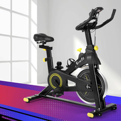 Everfit Spin Bike Exercise Bike Cardio Gym Bluetooth APP Connectable-0