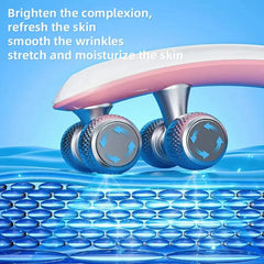 NNEOBA Face Lifting Roller – 3D Y-Shape EMS Microcurrent Facial Massager-3