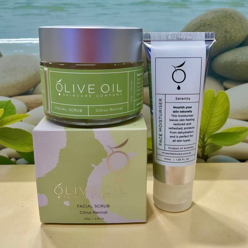 Face Care Bundle - Facial Scrub and Face Moisturiser 40ml-0