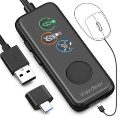 NNEOBA Fully Automatic USB Mouse Jiggler with HD Screen-0