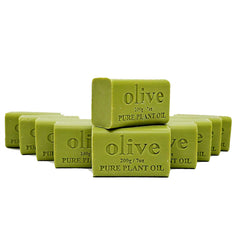 Orku 10 x 200g Olive Plant Oil Soap Bars Australian Made-0