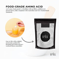 Orku 100g L-Citrulline Powder - Pure Unflavoured Food Grade Amino Acid-3