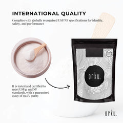 Orku 400g Myo Inositol Powder - USP Grade High Purity Unflavoured-3