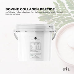 Orku Bovine Collagen Peptides Powder Tub - Hydrolysed Protein Unflavoured-3