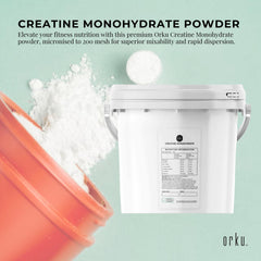 Orku 3Kg Creatine Monohydrate Powder 200 Mesh Micronised 99.9% Pure-1