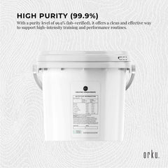 Orku 3Kg Creatine Monohydrate Powder 200 Mesh Micronised 99.9% Pure-2