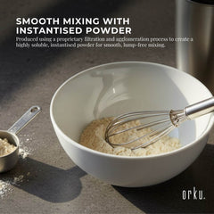 Orku 400g Whey Protein Isolate Powder WPI 90% Unflavoured Native Bag-4