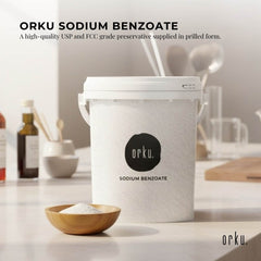 Orku 800g Sodium Benzoate USP/FCC Grade Prills – E211 Preservative CAS 532-32-1-1