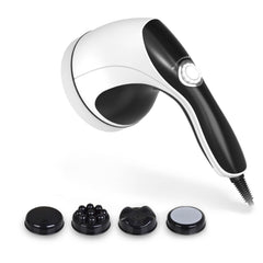 Orku Handheld Body Massager 4 Heads - Adjustable Speed for Neck Back Legs-0