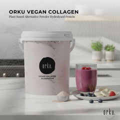 Orku Vegan Collagen Plant Based Alternative Powder Hydrolysed Protein Tub-1