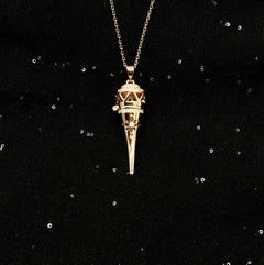 Cone Aroma Necklace | Energy & Healing Diffuser Jewelry — On-the-Go Scent Ritual