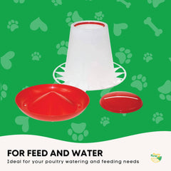 Rooster Farms Chicken Hen Feeder or Drinker Range Automatic Feeders and Waterers-4