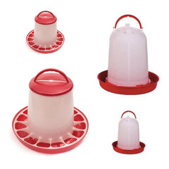 Rooster Farms Chicken Hen Feeder or Drinker Range Automatic Feeders and Waterers-0