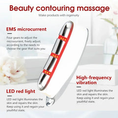 Dredging Meridian Massage Brush: Electric V-face Lifting Beauty Instrument-2