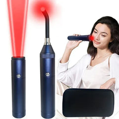 NNEOBA 3-in-1 Red Light Therapy Wand Infrared & Blue Light Blue-0