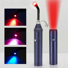NNEOBA 3-in-1 Red Light Therapy Wand Infrared & Blue Light Blue-1
