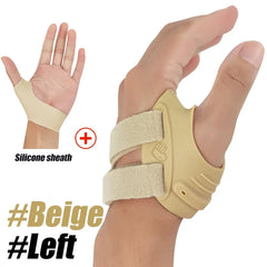NNEOBA Thumb Support Brace CMC Joint Stabilizer Spica Splint L, Beige-4