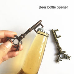 Deer Head Bottle Opener Portable Deer Bottle Opener Retro Key Pendant-4