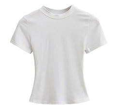 Solid Color Basic Style T-shirt