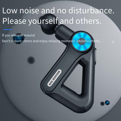 NNETM Large Capacity Fascia Gun Massager - 9 Interchangeable Heads(Black)-3