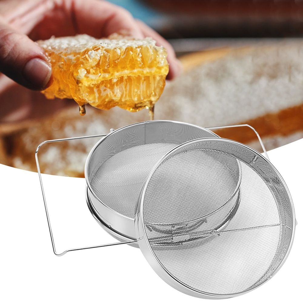 25 cm Stainless Steel Berry Strainer Double Sieve