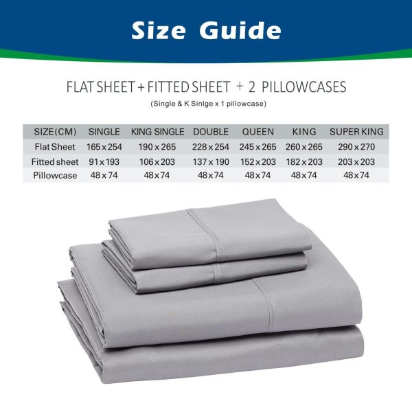 4 Piece Bed Sheet Set- Bedding Sheets & Pillowcases -Breathable Bedding - Wrinkle, Fade, Stain Resistant-Deep Pocket Flat Fitted Bed Sheet Set(Red,Double) - Image 6