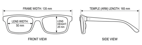 Set of 3 unisex +1.5 Reading Glasses Assorted Colours +1.5 Magnification - Image 13