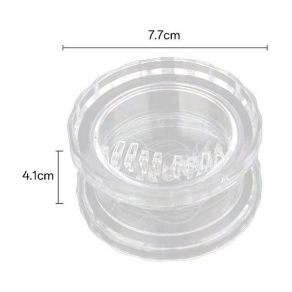 Clear Manual Garlic Paste Maker Hand Operated Garlic Mincer Compact Kitchen Prep Gadget For Sauce And Meal Preparation - Image 3