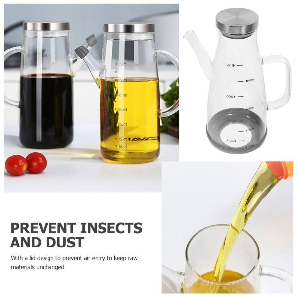 Borosilicate Glass Sauce Jar, Clear Scale, Multi Color, Perfect for Condiments, Seasoning - Image 5