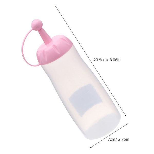 Bottle Salad Dressing Transparent Plastic with Detachable Lid for Oil Vinegar Syrups - Image 2
