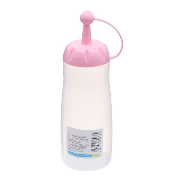 Bottle Salad Dressing Transparent Plastic with Detachable Lid for Oil Vinegar Syrups - Image 5