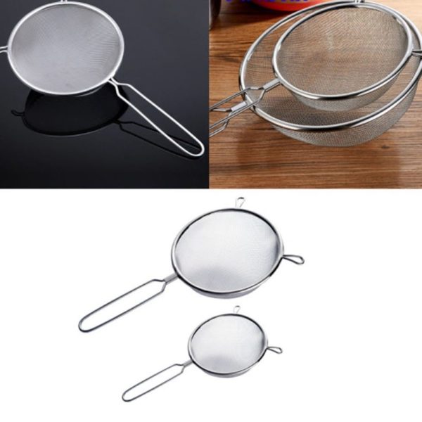 Noodles Silver Easy-to-Hold Handle for Hot Oil Separation