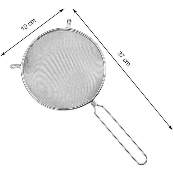 Noodles Silver Easy-to-Hold Handle for Hot Oil Separation - Image 2