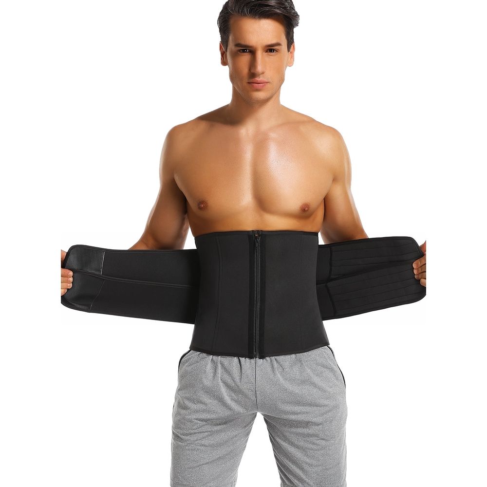 Neoprene Sauna Waist Trainer Corset Sweat Belt for Women Weight Loss Compression Trimmer Workout Fitness
