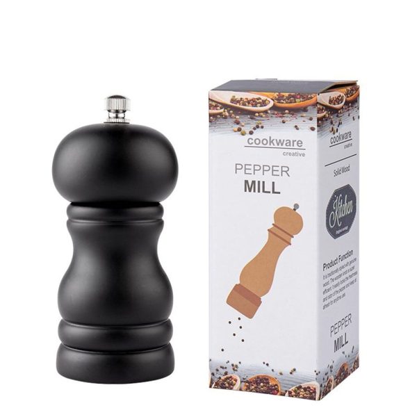 Solid Wood Pepper Powder Grinder Black Pepper and Sichuan Pepper Ground Manual Grinder