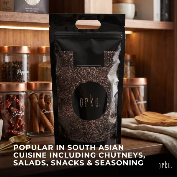 Orku Bulk 20Kg Himalayan Fine Grain Black Salt Kala Namak Table Salt - Image 5