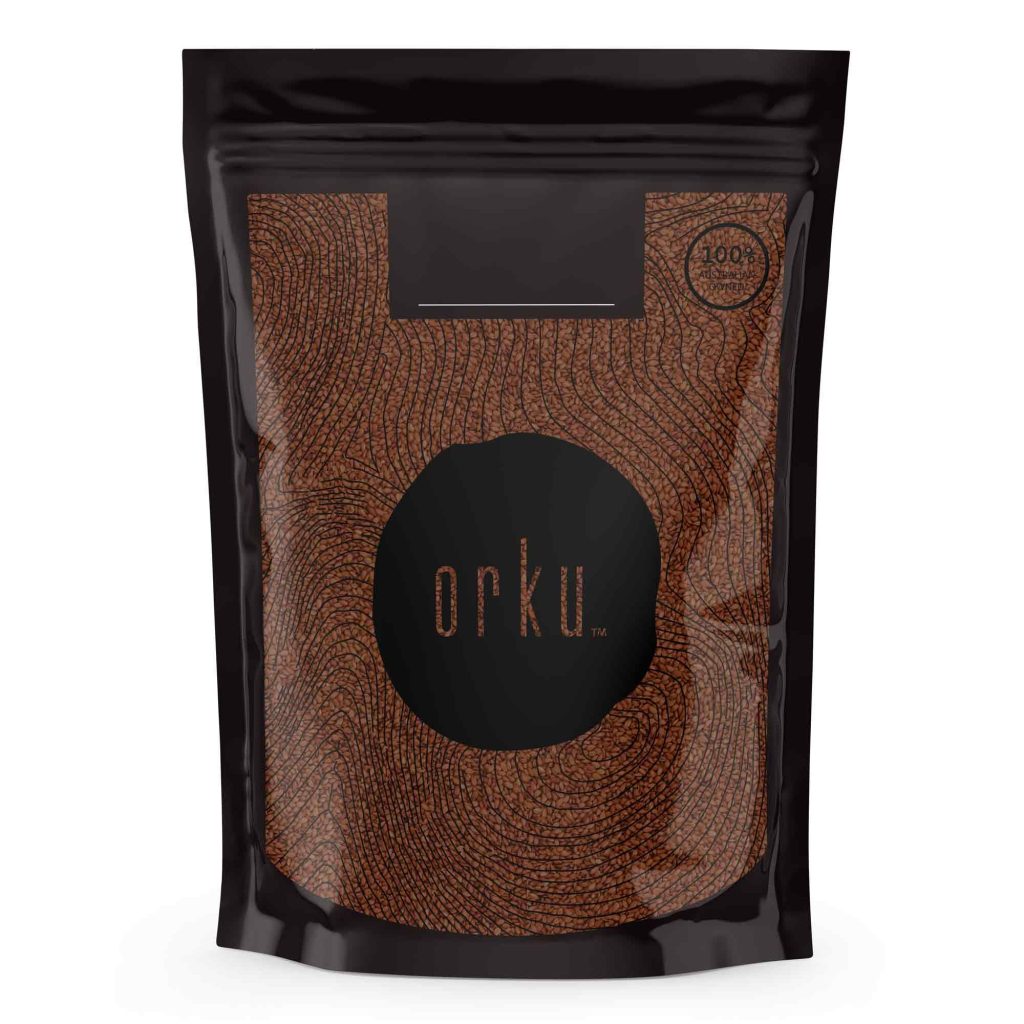 Orku 1Kg Organic Brown Linseed Flaxseed Whole Grain Non GMO