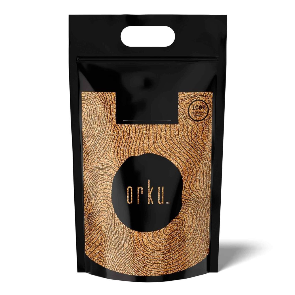 Orku 10Kg Organic Golden Linseed Flaxseed Whole Grain Non GMO Bulk