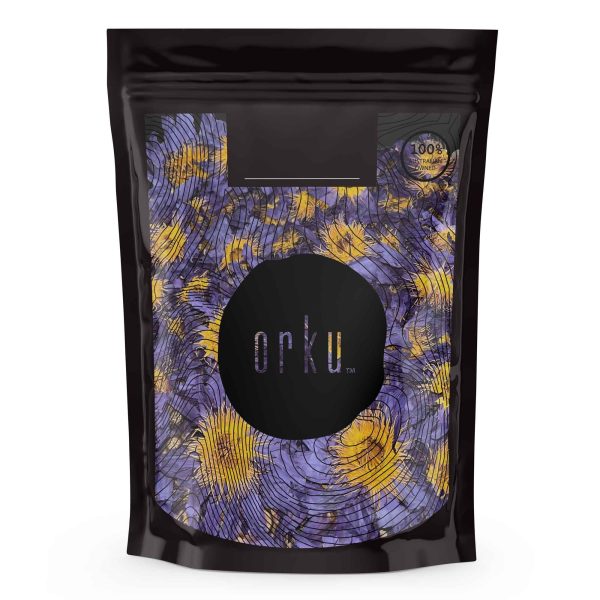 Orku 10g Blue Lotus Flowers - Dried Whole Open Lily Nymphaea Caerulea